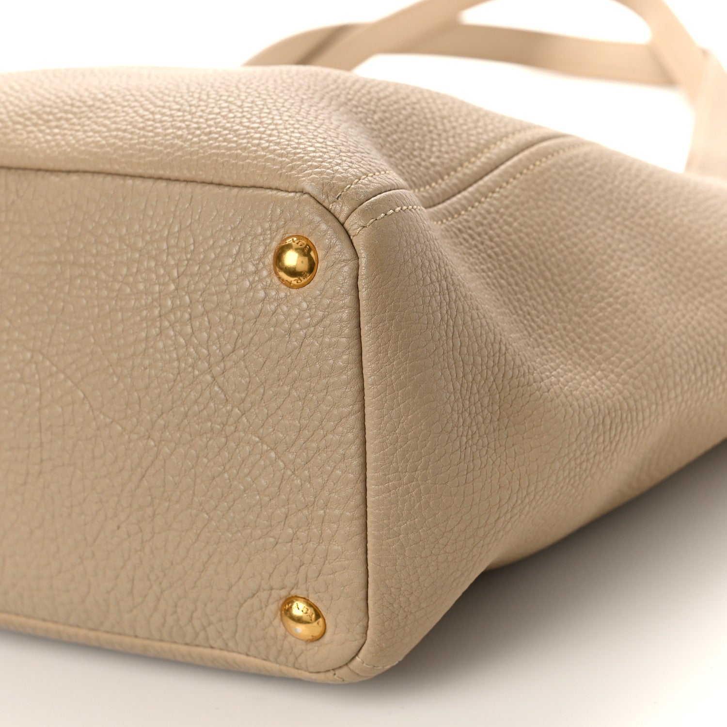 Prada Vitello Daino Shoulder Bag Sabbia 8 of 12