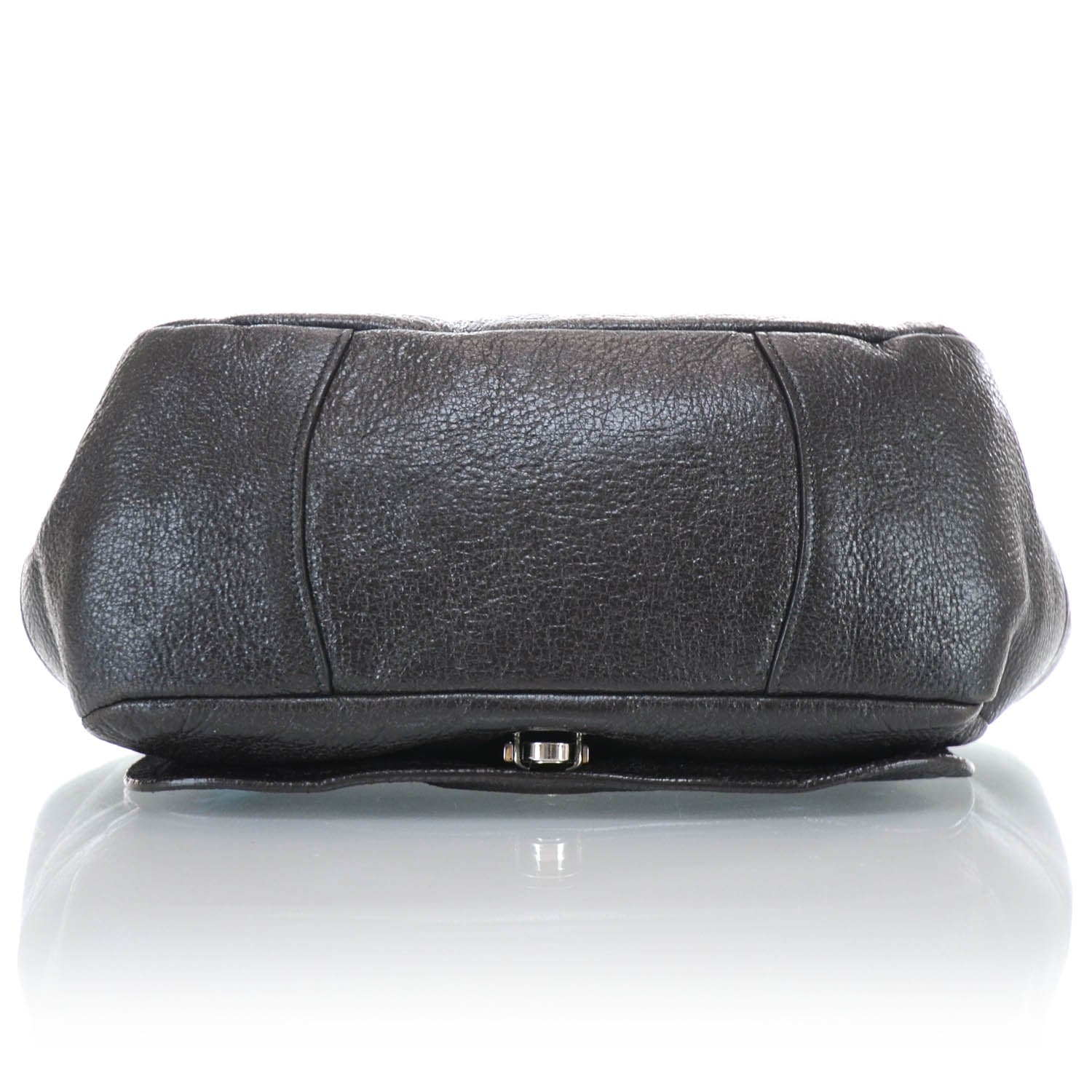Prada Cervo Lux Chain Flap Hobo Ebano 6 of 10