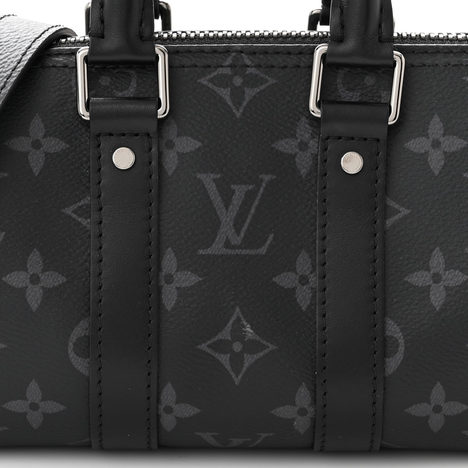 Louis Vuitton Reverse Monogram Eclipse Keepall XS Black 8 of 9