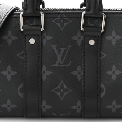 Louis Vuitton Reverse Monogram Eclipse Keepall XS Black 8 of 9