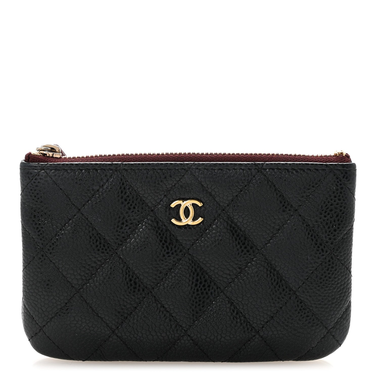 Chanel Caviar Quilted Small Cosmetic Case Black 1 of 10