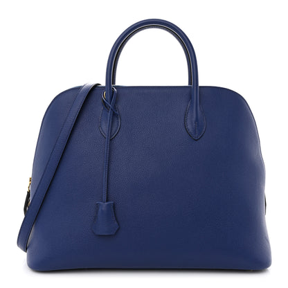 Hermes Taurillon Novillo 1923 Bolide 35 Bleu Saphir 1 of 16