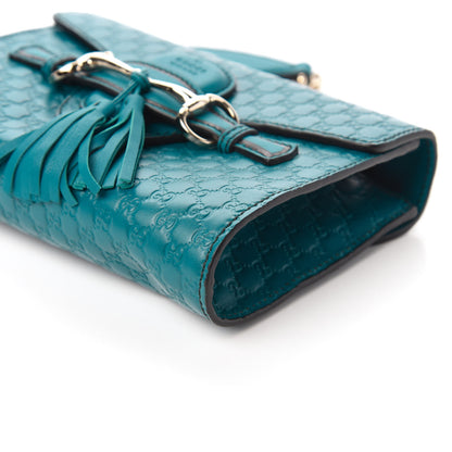 Gucci Microguccissima Mini Emily Shoulder Bag Deep Cobalt 7 of 10