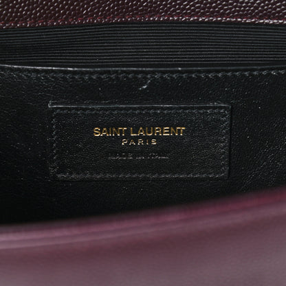 Saint Laurent Grain De Poudre Medium Classic Monogram Kate Satchel Amaranto 6 of 9