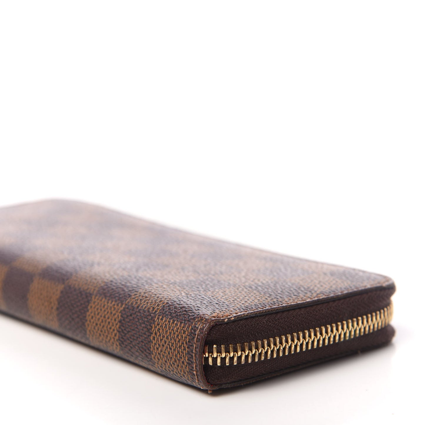 Damier Ebene Clemence Wallet Cherry