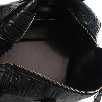 Louis Vuitton Calfskin Embossed Speedy Cube 30 Black 6 of 8