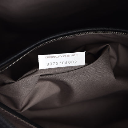 Bottega Veneta Nappa Tech Nylon Intrecciato Stripe Tote Black 10 of 10