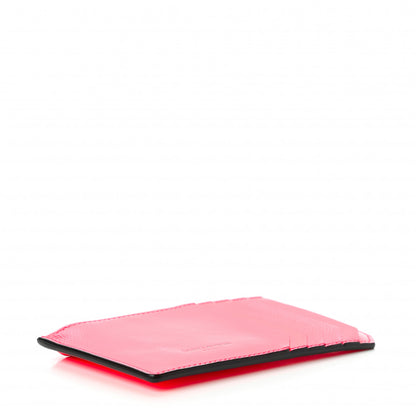 Saint Laurent Patent Grain de Poudre 5 Fragments Zip Pouch Card Holder Neon Pink 4 of 11