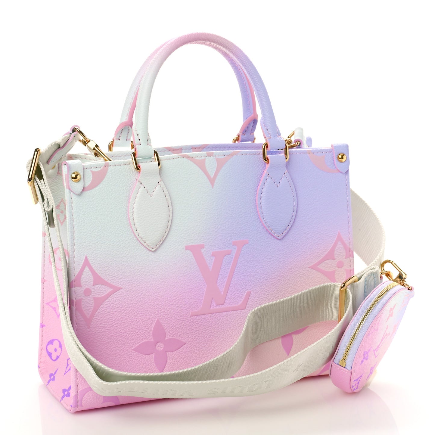 Monogram Giant Spring In The City Onthego PM Sunrise Pastel