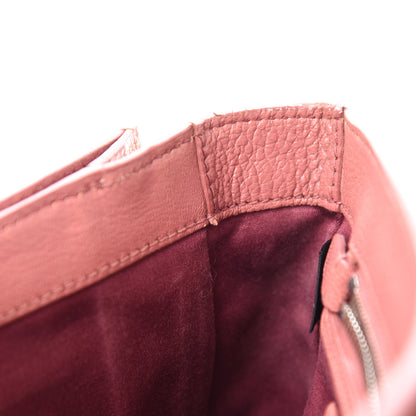 Miu Miu Goatskin Madras Chain Shoulder Bag Pink 10 of 14
