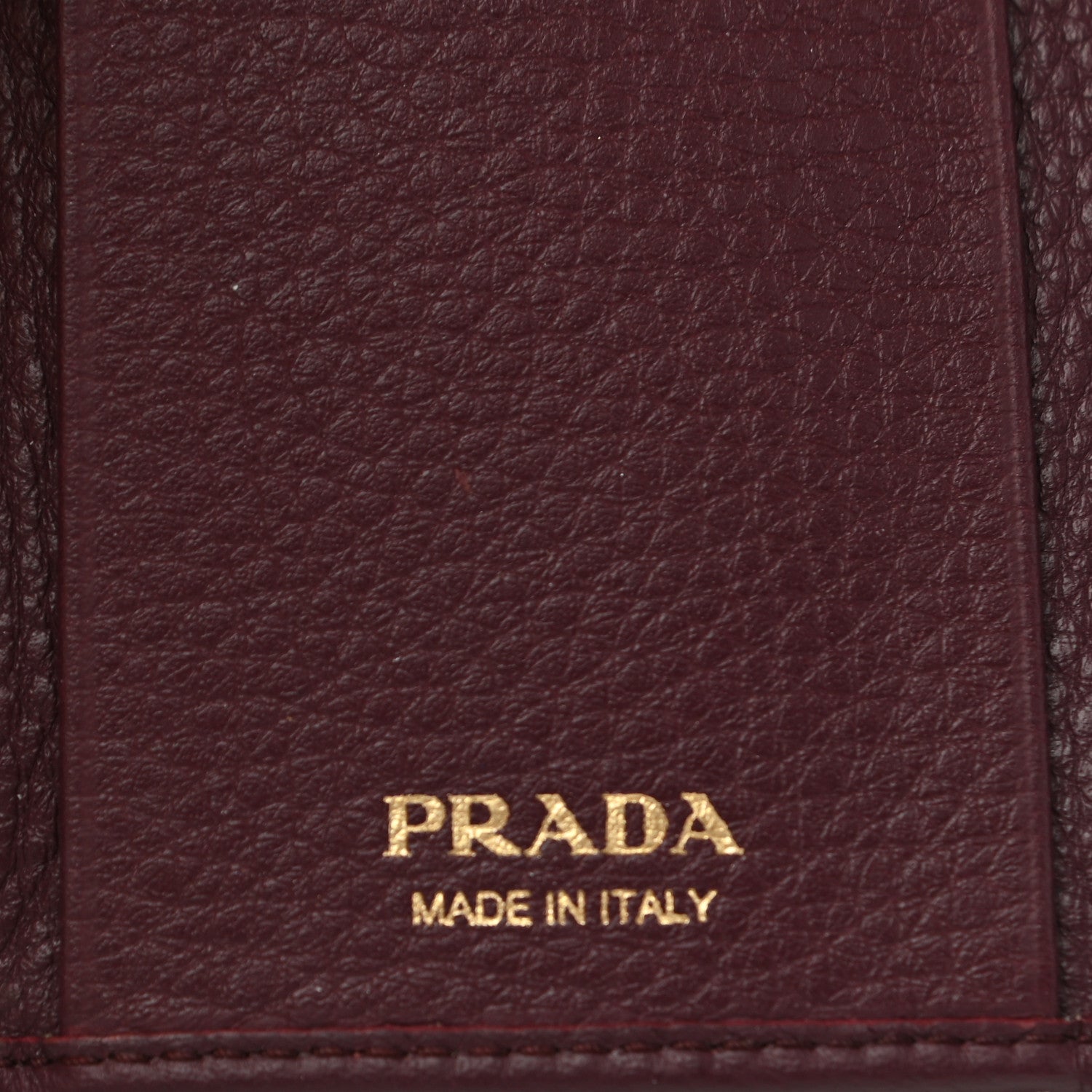 Prada Vitello Grain 6 Key Holder Granato 6 of 7