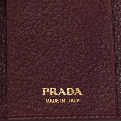 Prada Vitello Grain 6 Key Holder Granato 6 of 7