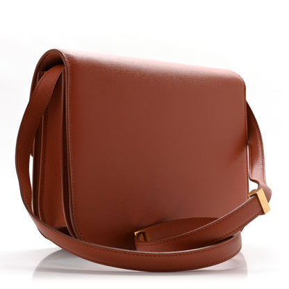Celine Liege Calfskin Medium Classic Box Flap Bag Terracotta 5 of 33