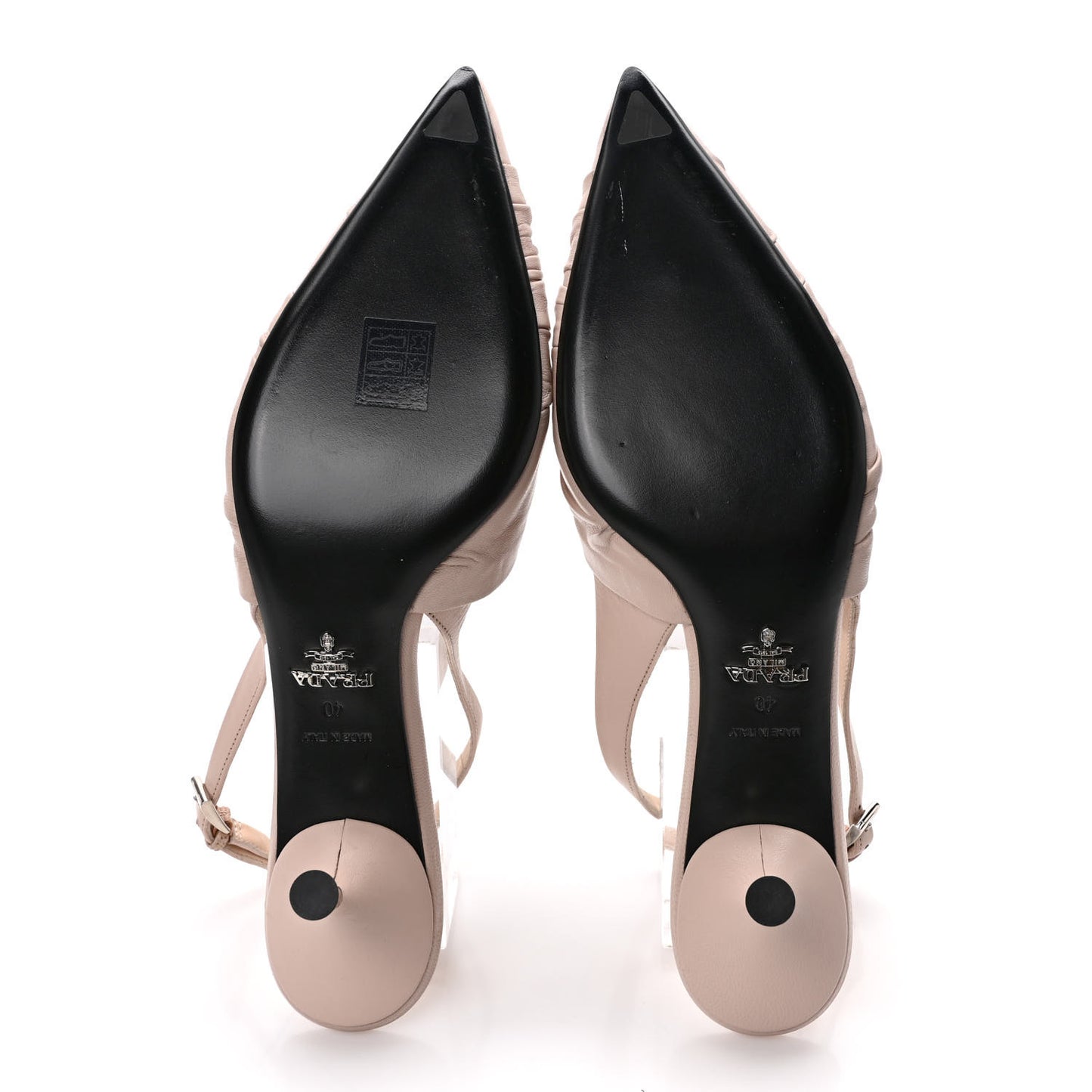Nappa Pointed Toe Slingback 55mm Pumps 40 Cipria