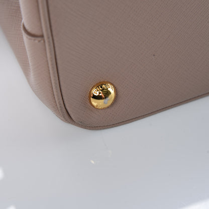 Prada Saffiano Small Galleria Double Zip Tote Cammeo 14 of 20