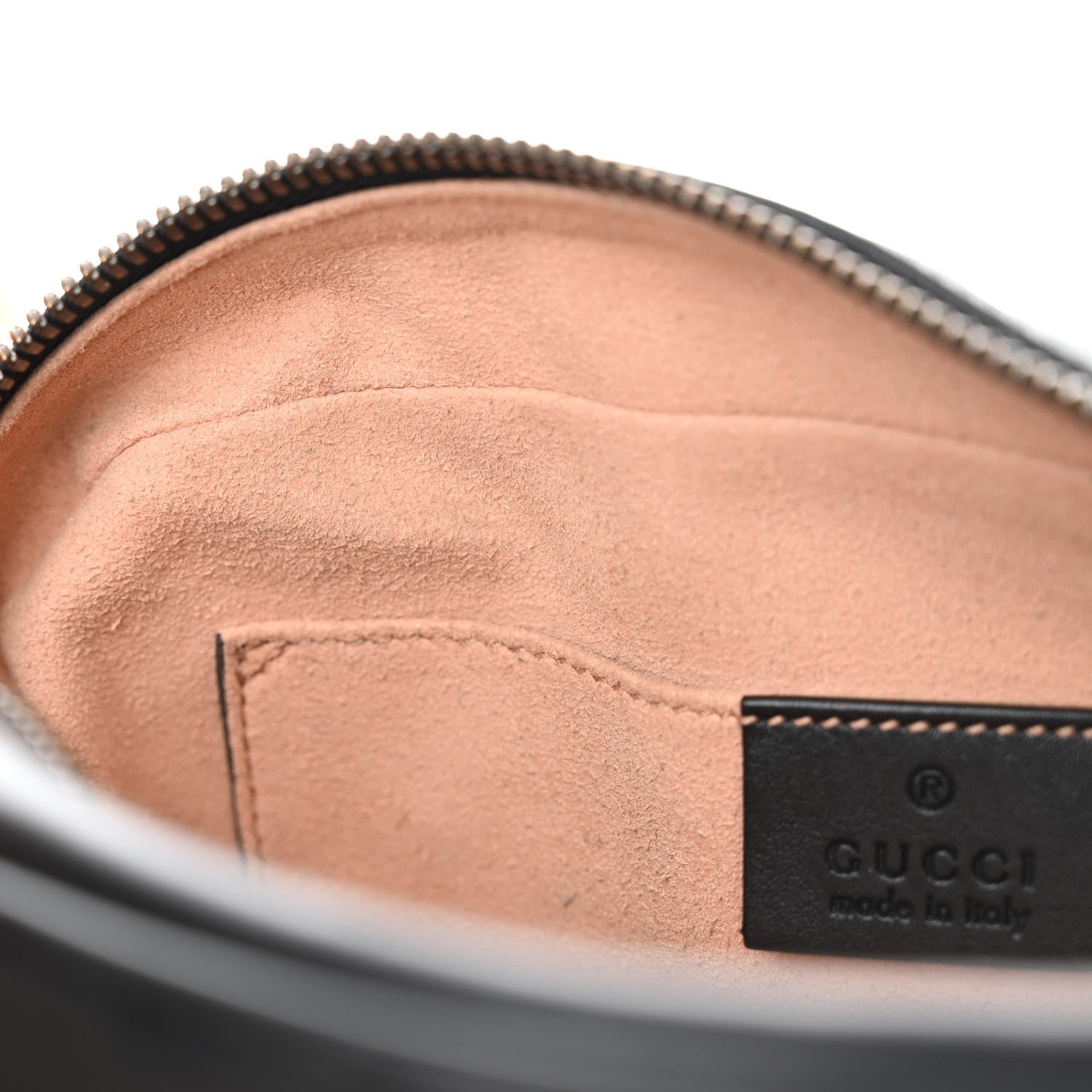 Gucci Calfskin Matelasse Small GG Marmont Chain Shoulder Bag Black 12 of 13