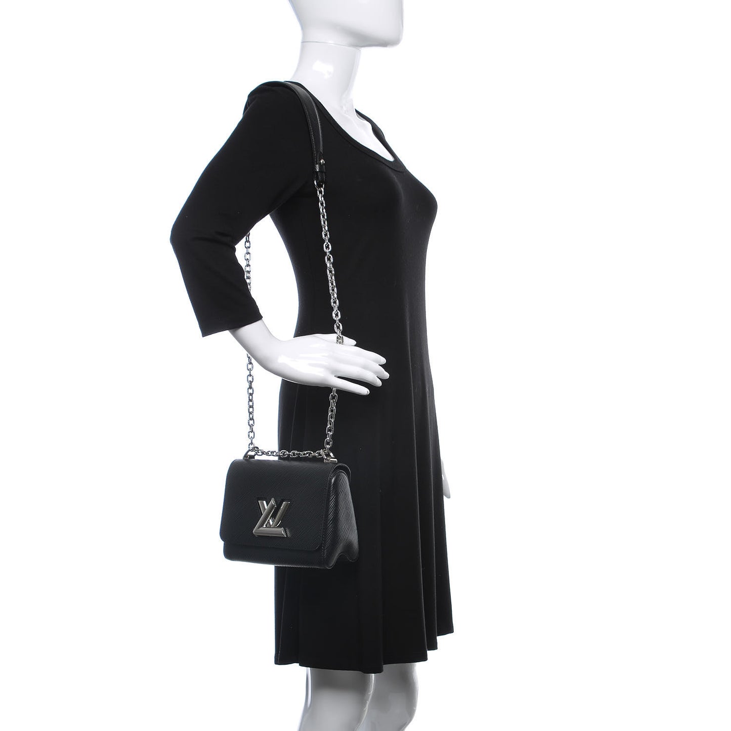 Epi Twist Shoulder Bag PM Black