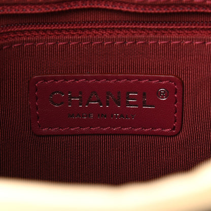 Chanel Calfskin Quilted Small Ballerine Camera Case Black Beige 6 of 11