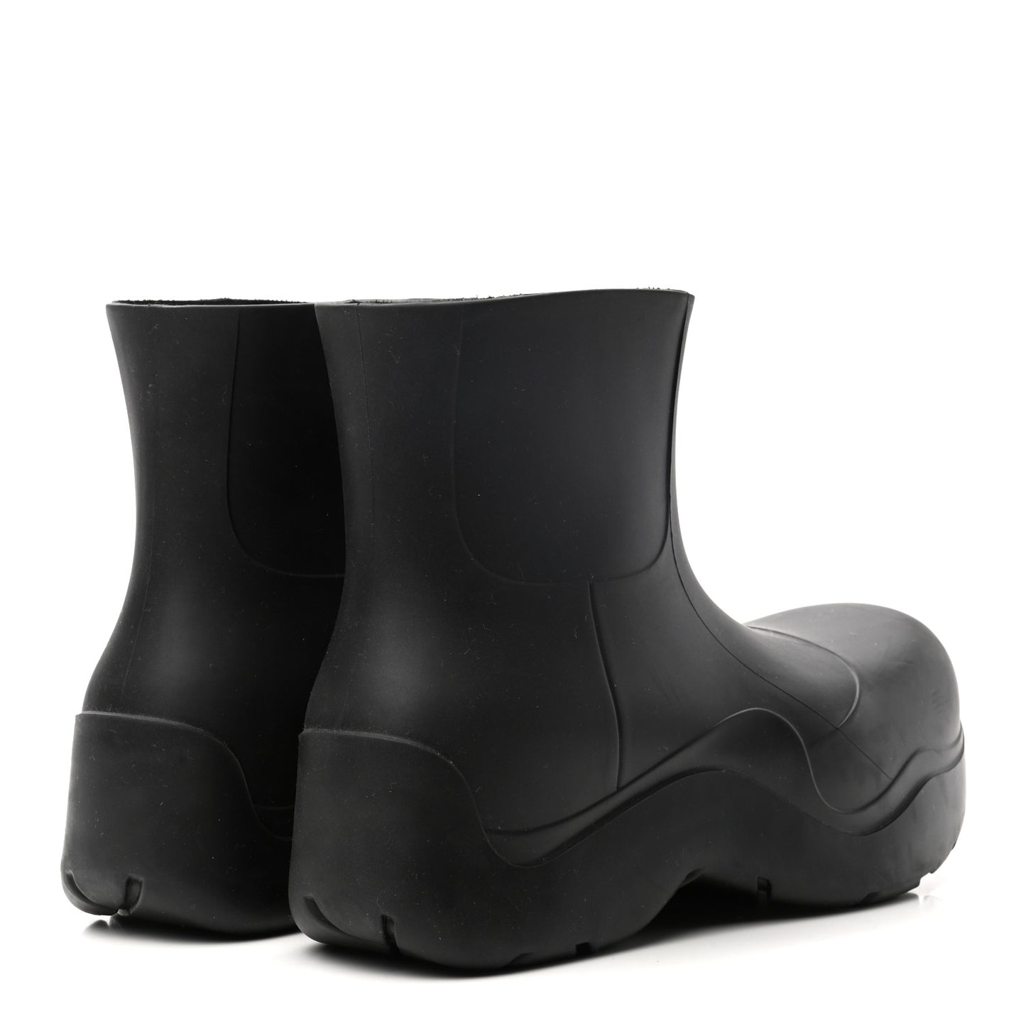 Rubber Puddle Ankle Boots 38 Black
