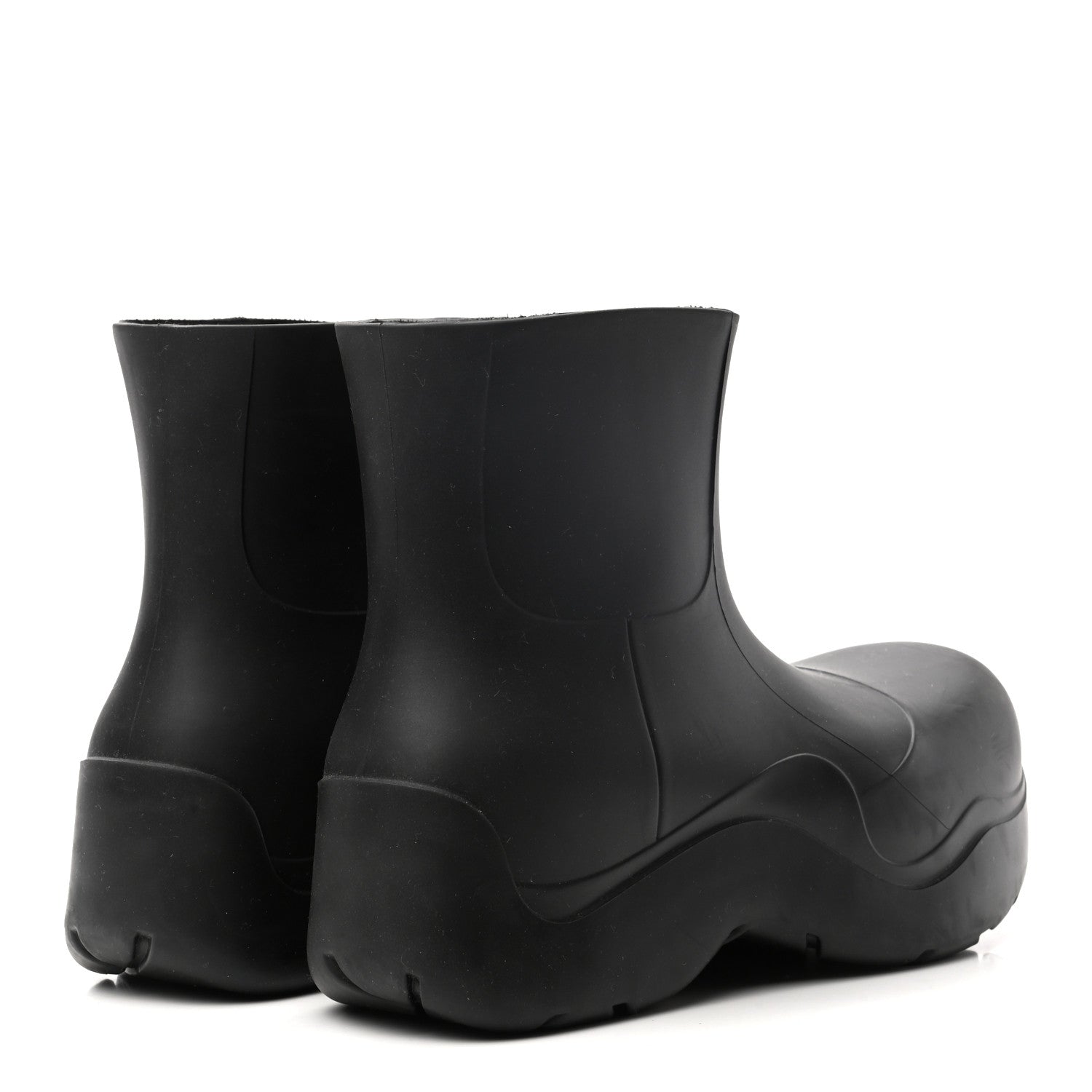 Bottega Veneta Rubber Puddle Ankle Boots 38 Black 4 of 8