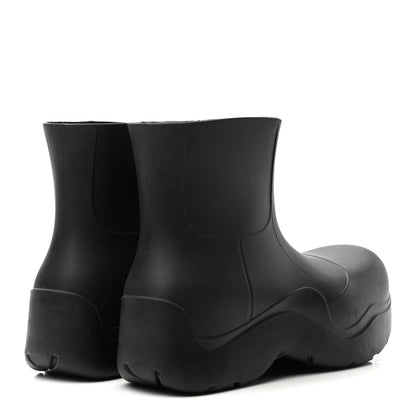 Bottega Veneta Rubber Puddle Ankle Boots 38 Black 4 of 8