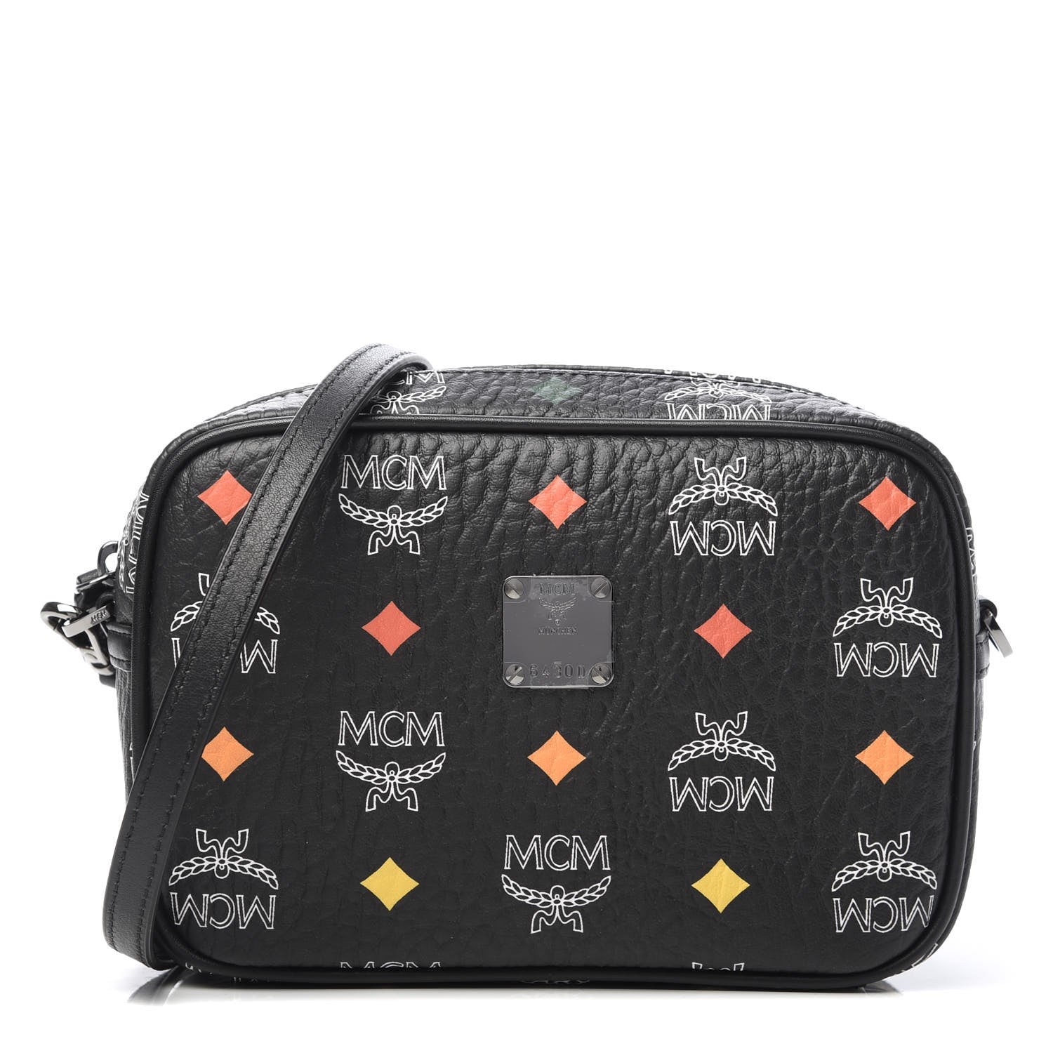 MCM Skyoptic Visetos Spectrum Diamond Camera Bag Black 1 of 10
