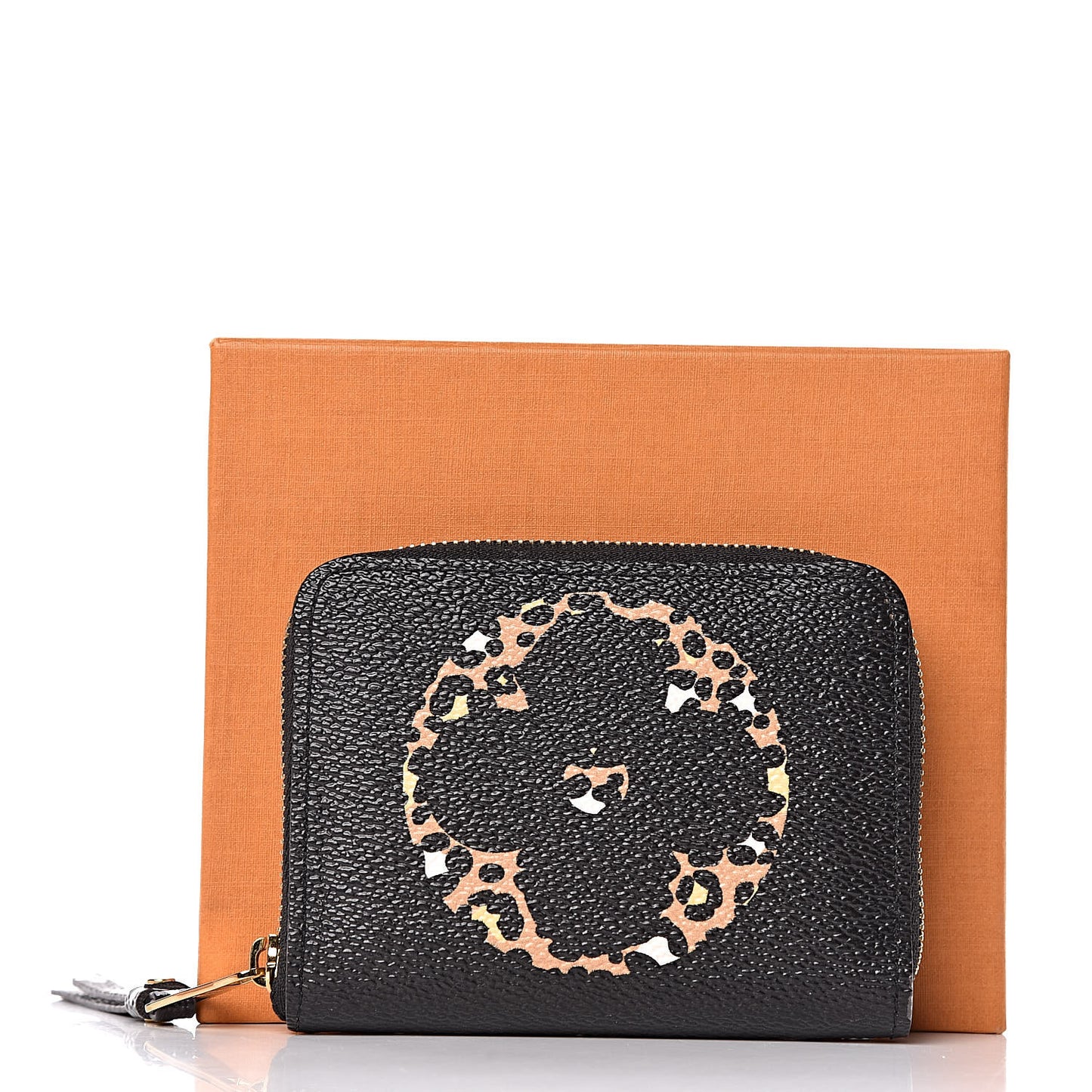 Monogram Giant Jungle Zippy Coin Purse Black