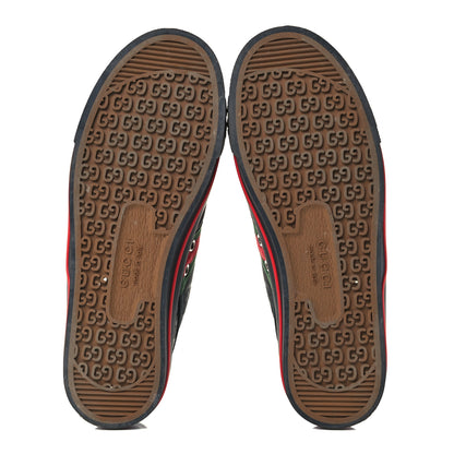 Gucci Econyl Nylon Web Monogram Off The Grid Womens 1977 Tennis Sneakers 39.5 Black 7 of 10