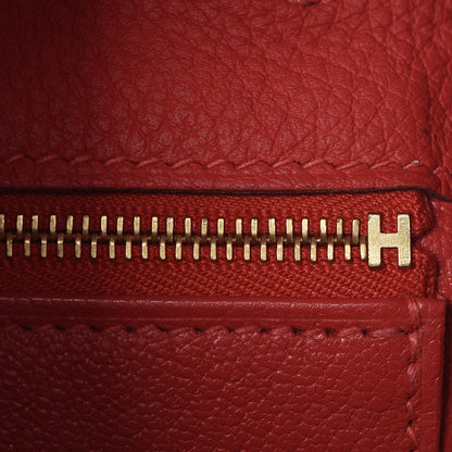 Hermes Togo Kelly Retourne 28 Rouge Pivoine 16 of 35
