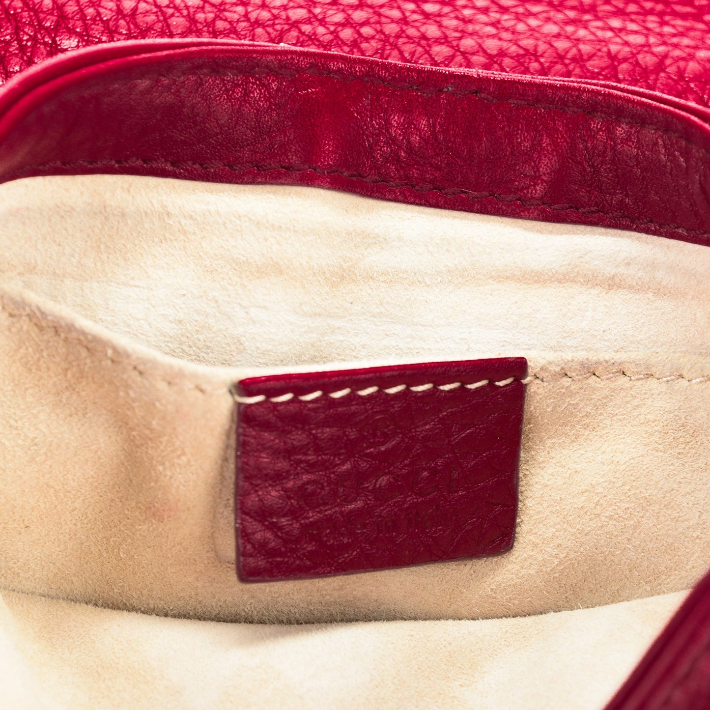 Cellarius Calfskin Small 1973 Chain Shoulder Bag Cherry Gloss
