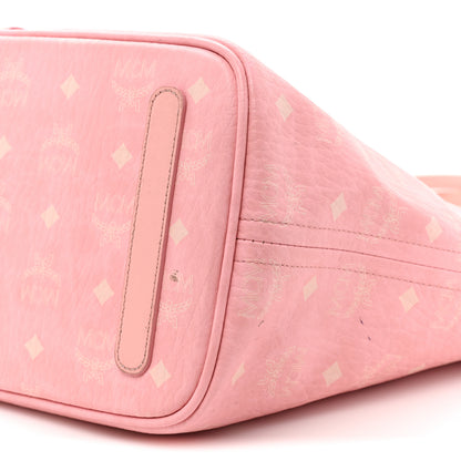 MCM Visetos Medium Liz Reversible Shopper Tote Pink 10 of 29