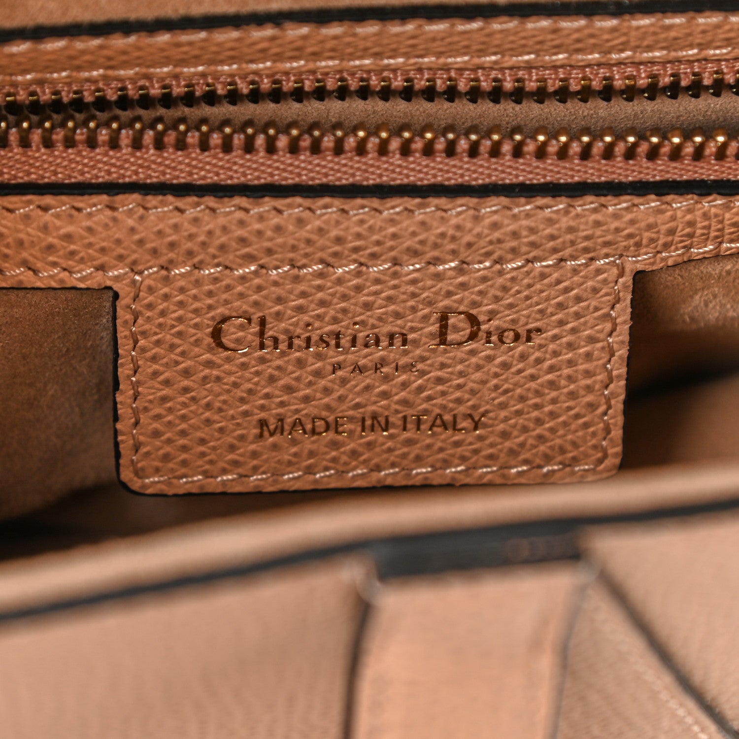 Christian Dior Grained Calfskin Saddle Bag Fard 6 of 8