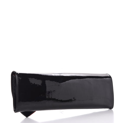 Christian Louboutin Patent Pigalle Clutch Black 3 of 9