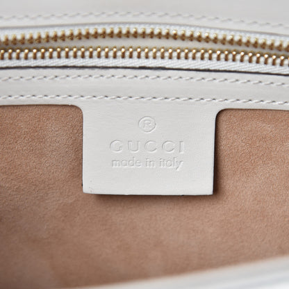 Gucci Calfskin Small Sylvie Shoulder Bag Off White 7 of 13