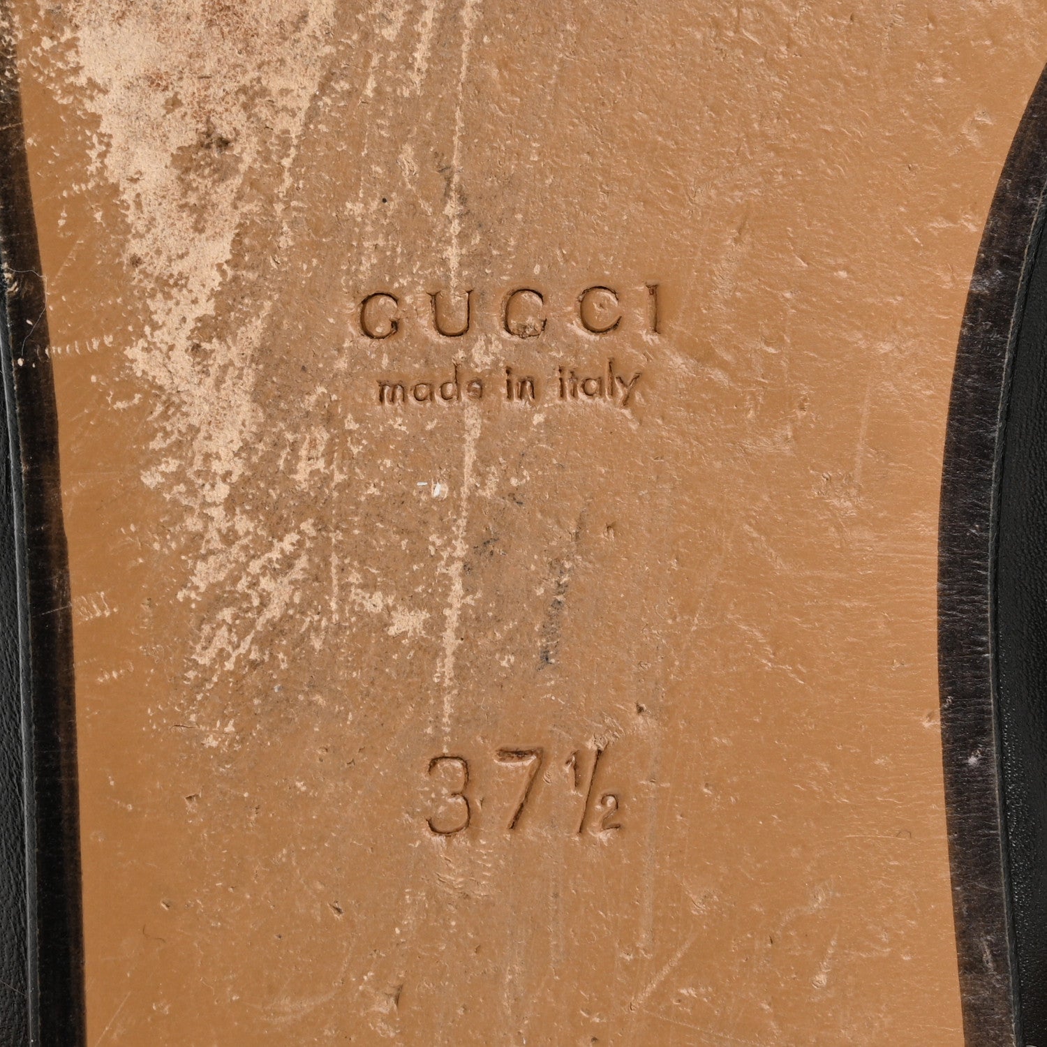 Gucci Calfskin Fur Womens Princetown Slippers 37.5 Black 8 of 10