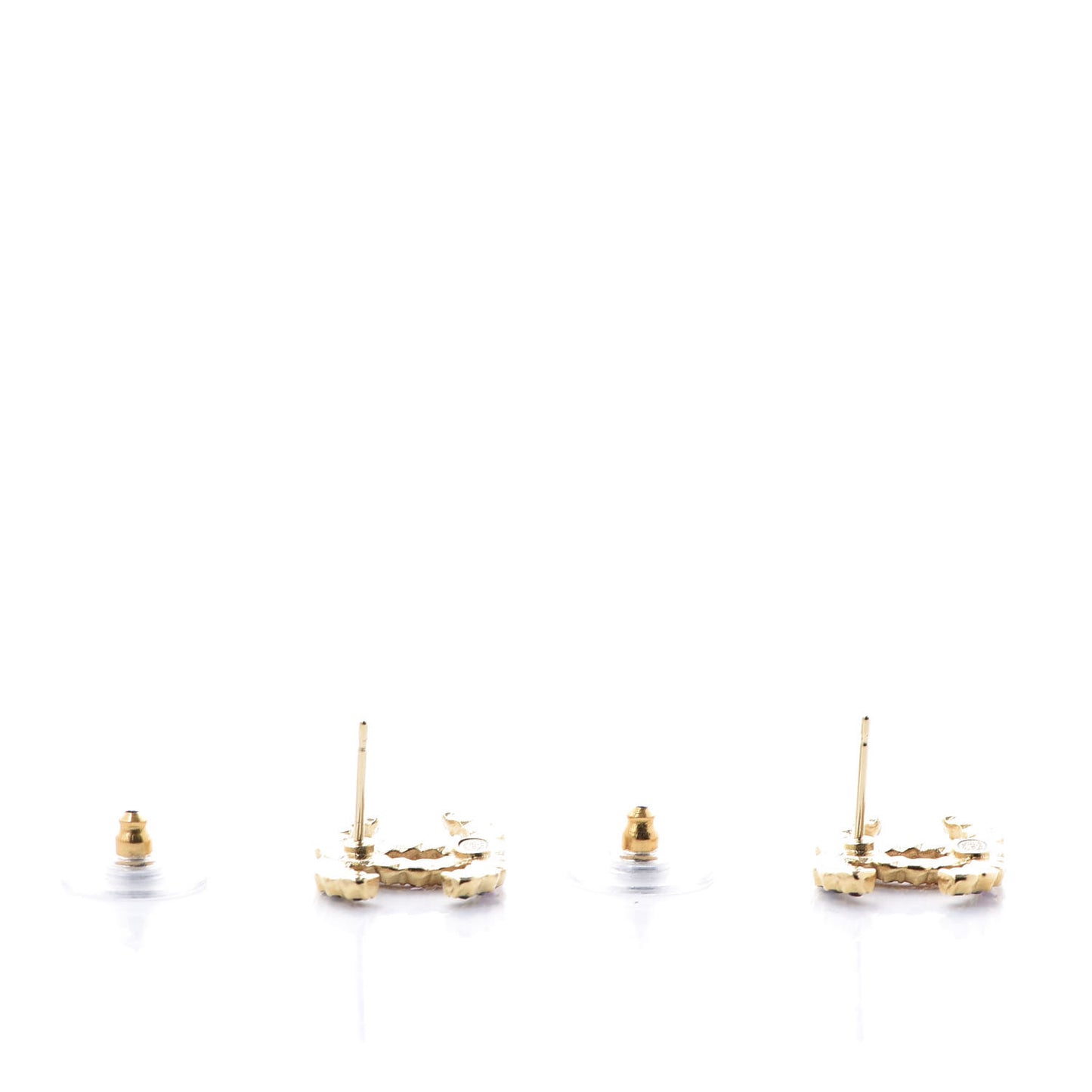 Crystal CC Earrings Gold Multicolor