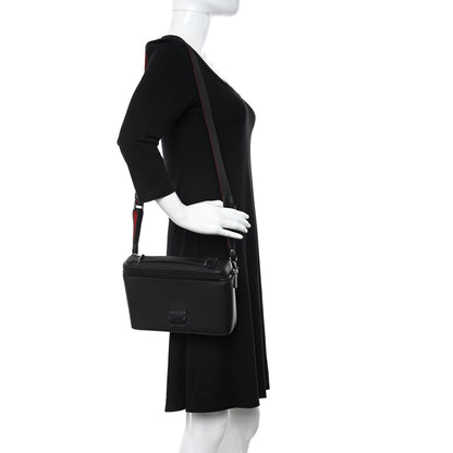 Christian Louboutin Calfskin Kypipouch Small Top Handle Messenger Bag Black 2 of 11
