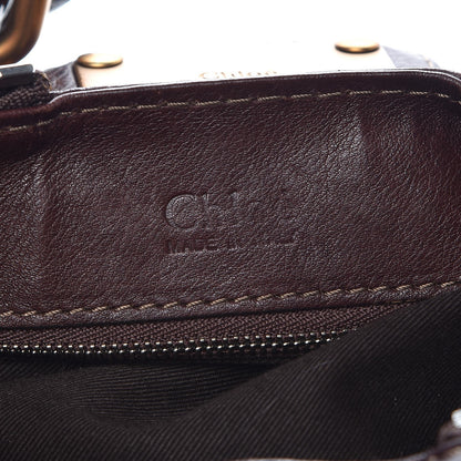 Chloe Calfskin Paddington Front Pocket Tote Chocolate 6 of 14