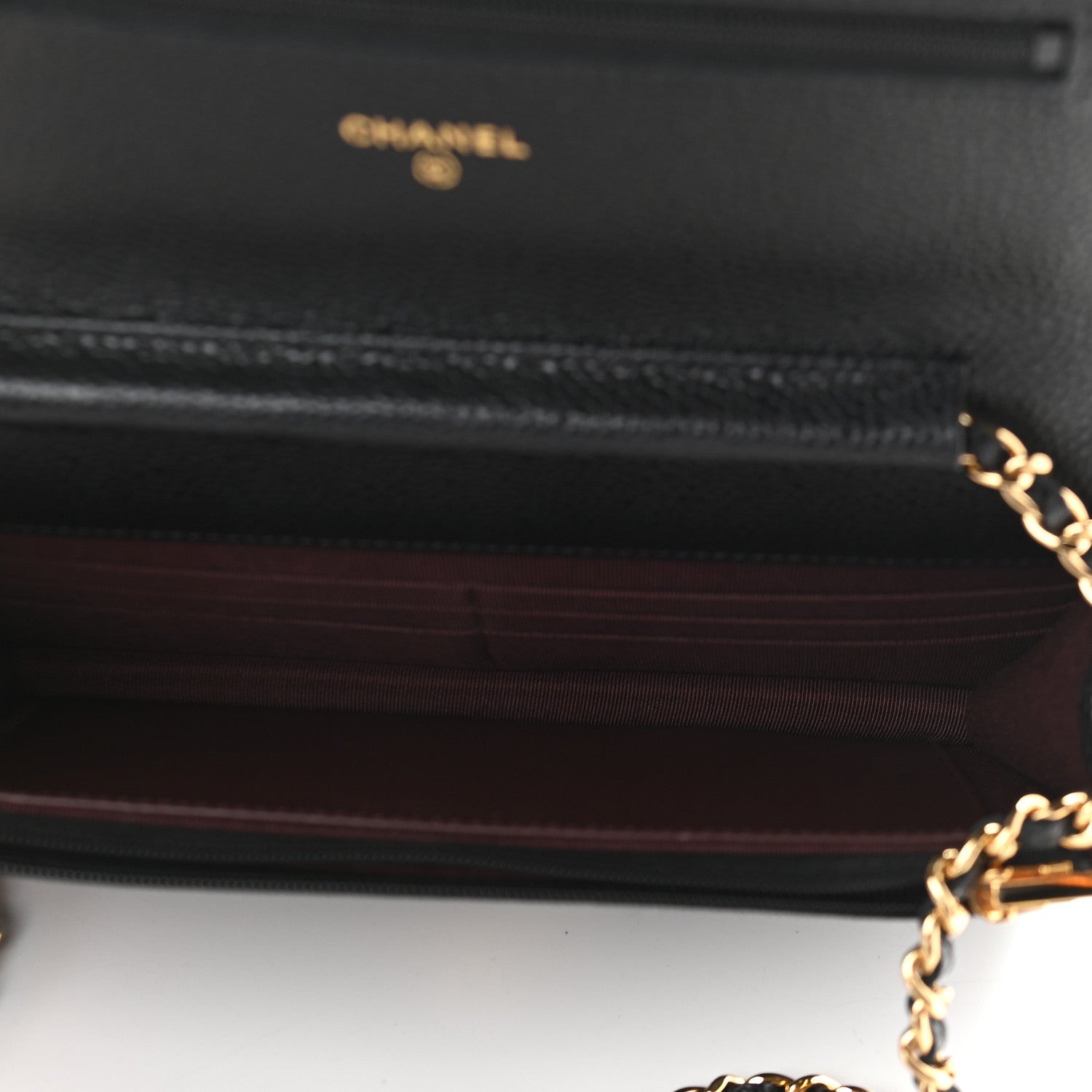 Chanel Caviar Quilted Wallet On Chain WOC Black 5 of 10
