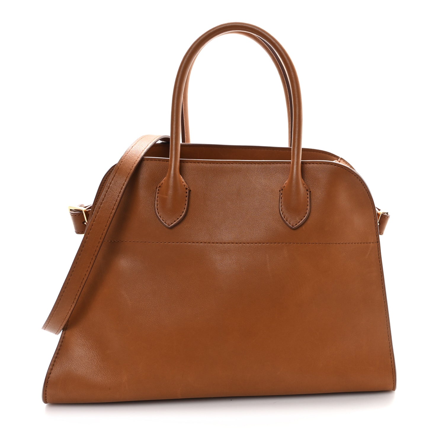 Polished Saddle Calfskin Soft Margaux 12 Cuir