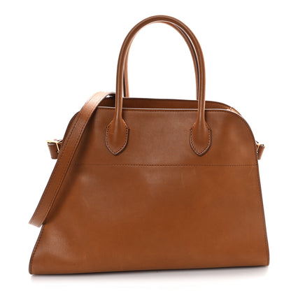 The Row Polished Saddle Calfskin Soft Margaux 12 Cuir 1 of 11