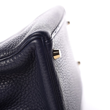 Hermes Taurillon Clemence Kelly Retourne 28 Bleu Nuit 9 of 37