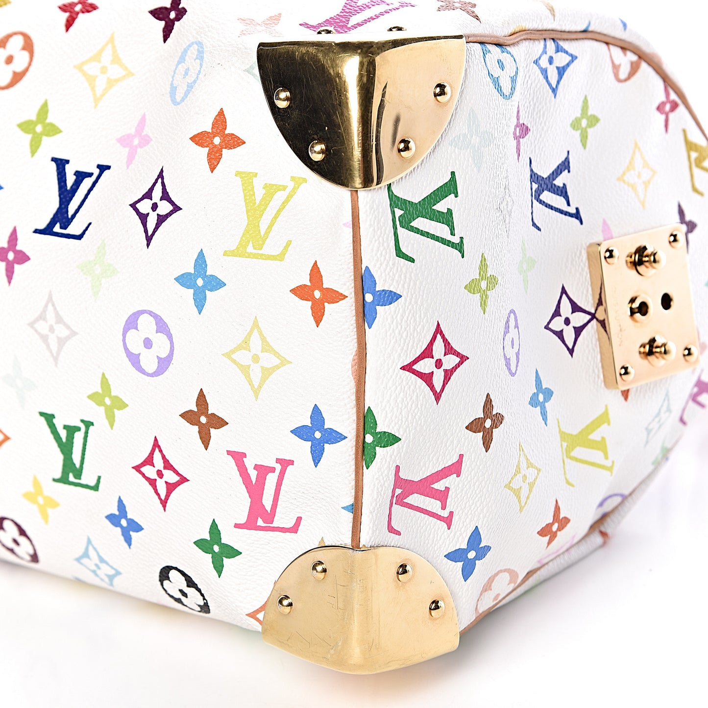 Monogram Multicolor Speedy 30 White