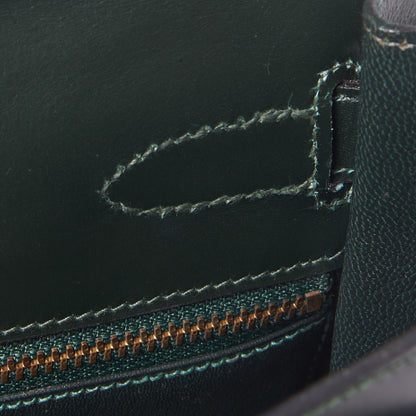 Hermes Box Kelly Sellier 32 Vert Fonce 20 of 32