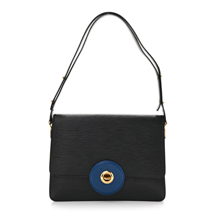 Louis Vuitton Epi Sac Friedland Black Blue 1 of 16