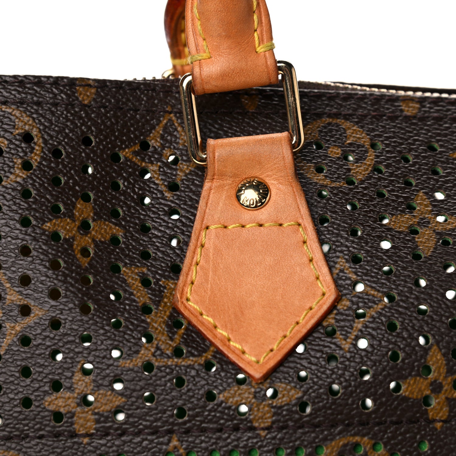 Louis Vuitton Monogram Perforated Speedy 30 Green 22 of 25