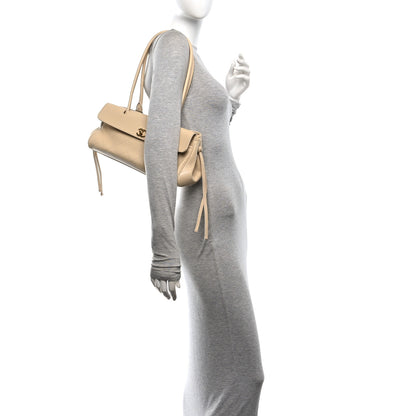 Chanel Grained Calfskin Stitched Urban Essentials Small Shopping Bag Beige 2 of 10