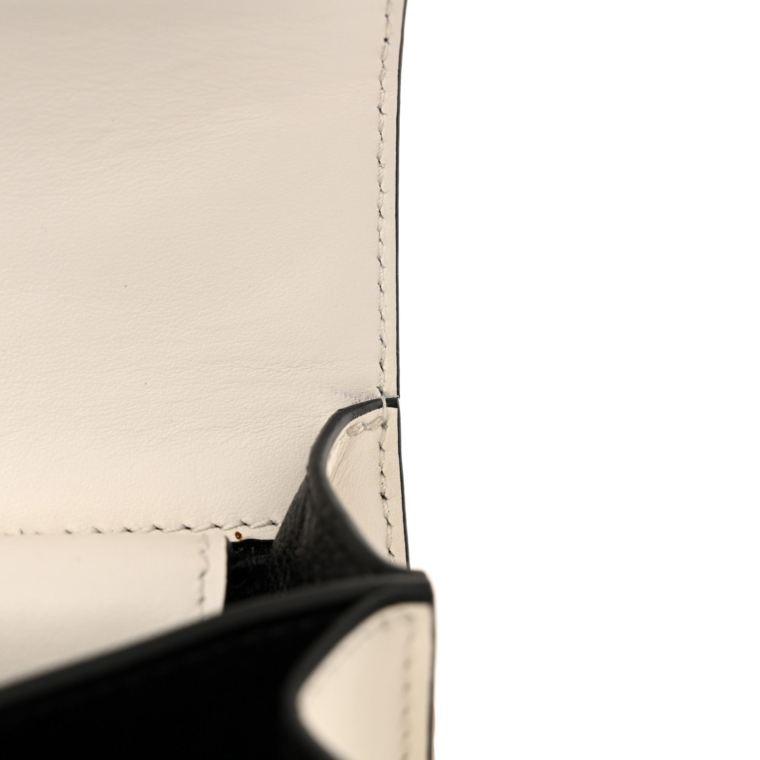 Prada City Calfskin Saffiano Cahier Bag White Black 10 of 10
