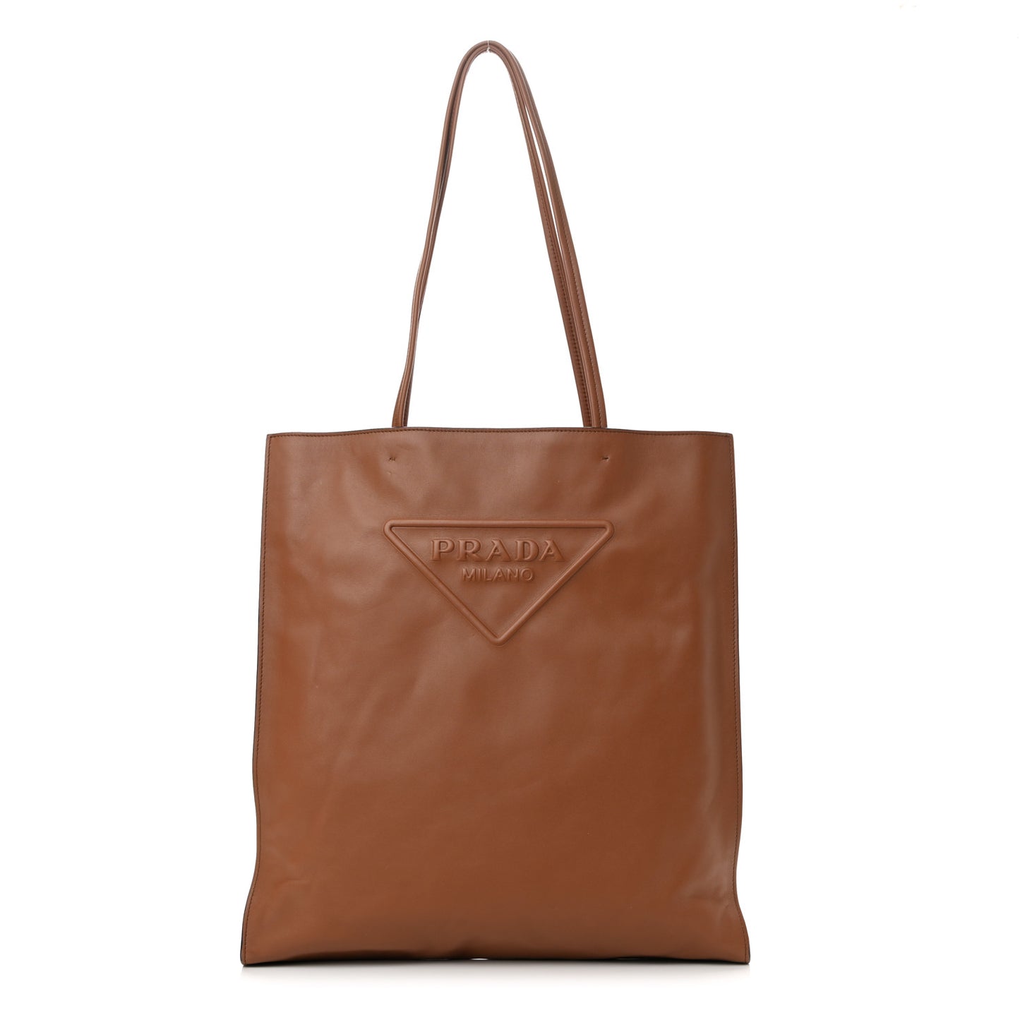 Soft Calfskin Tote Cognac