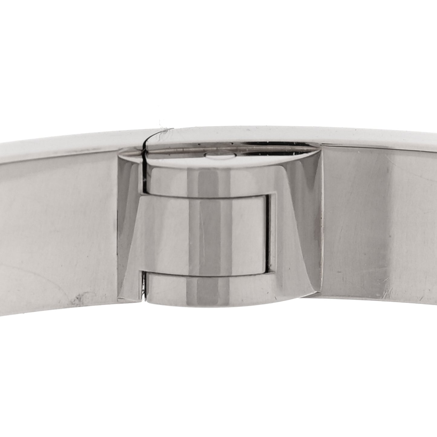 18K White Gold LOVE Single Screw Bracelet 17